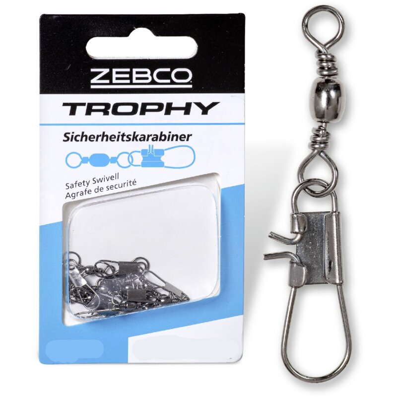 ZEBCO Trophy Sicherheitswirbel Gr.16 22mm 10kg 10Stk.