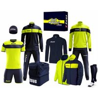 Zeus Apollo Fußball Set Teamwear Box 12-teilig Navy Neon Gelb Zeus Apollo Fußball Set Teamwear Box 12-teilig Navy Neon Gelb von Zeus