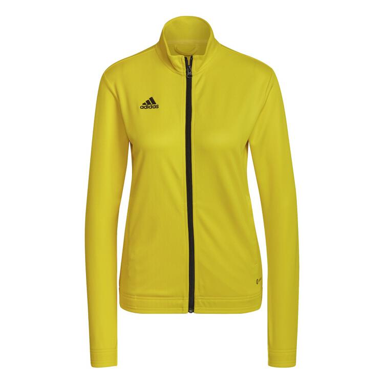 adidas Entrada 22 Trainingsjacke Damen HI2137 TMYELL/BLACK - Gr. L