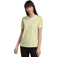 adidas Originals 3 Stripes Tee Ice Yellow von adidas Originals