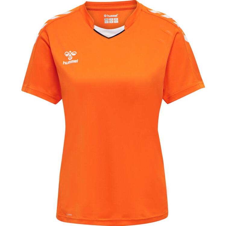 hummel Core XK Poly Trikot Damen 211457-5190 ORANGE TIGER - Gr. XS