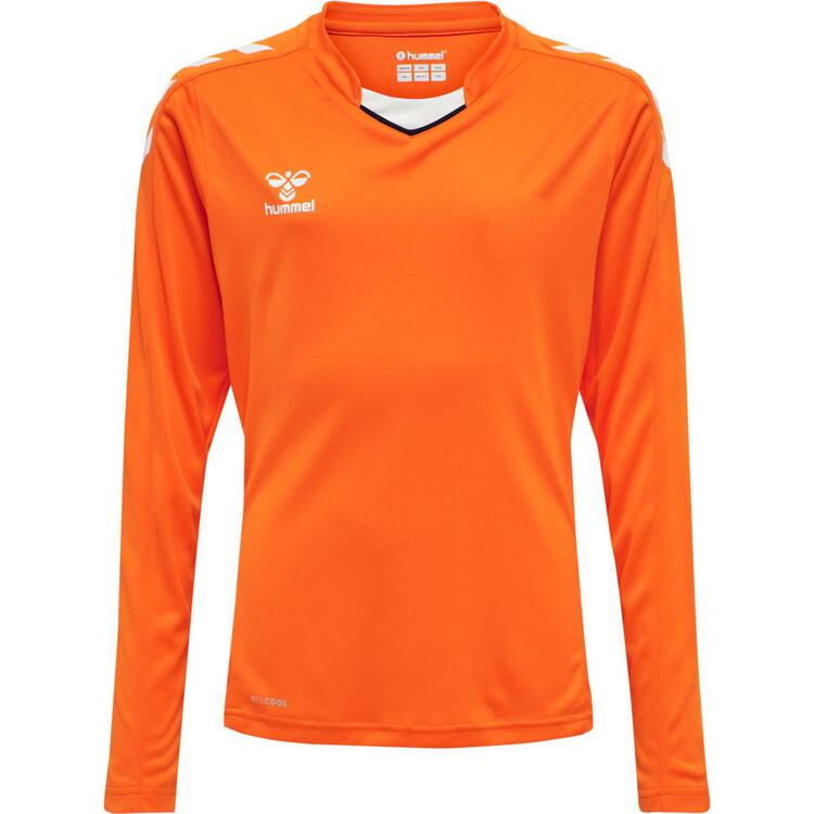 hummel Core XK Poly Trikot Kinder Langarm 211462-5190 ORANGE TIGER...