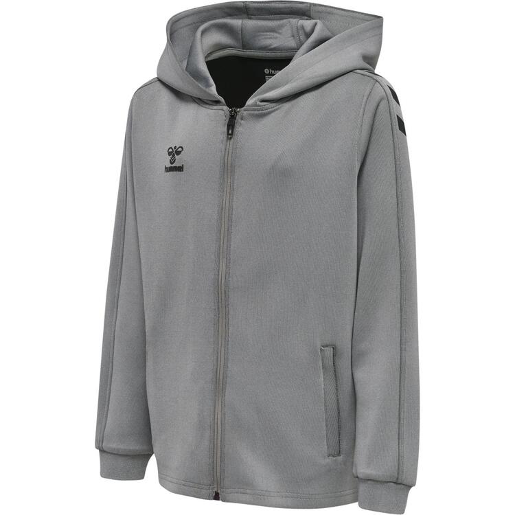 hummel Core XK Poly Zip Hoody Kinder 212651-2006 GREY MELANGE - Gr....