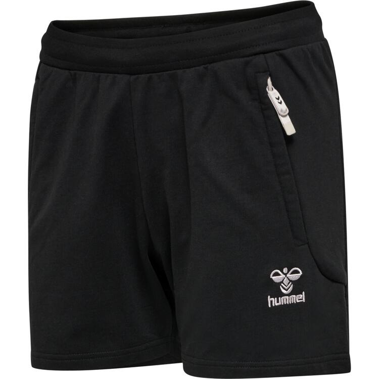 hummel Move Grid Baumwoll Shorts Damen 214797 BLACK - Gr. 2XL