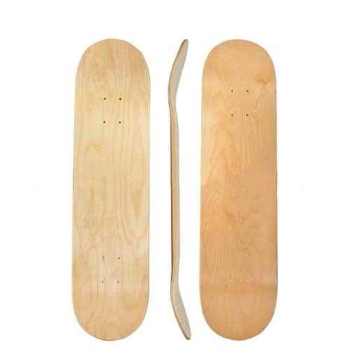 bimiti 2 Stück DIY Blank Skateboard Deck, 7-lagigem Ahorn-Deck konkaves Skateboard, für Kinder,Erwachsene, Mädchen, Jungen, Anfänger und Profis von bimiti