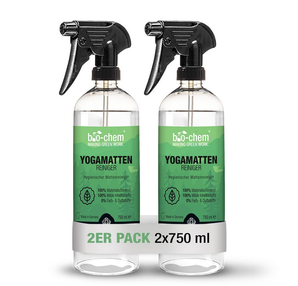 bio-chem Yogamatten-Reiniger 2x 0.75 l Handsprayflasche Sprühreiniger bio-chem Yogamatten-Reiniger 2x 0.75 l Handsprayflasche Sprühreiniger von bio-chem