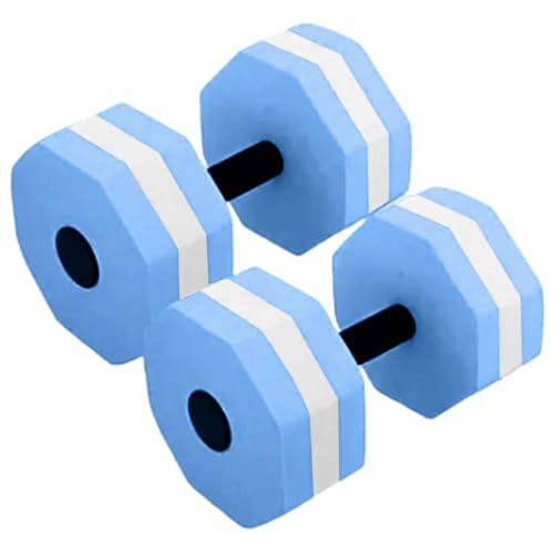 biteatey Wasseraerobic-Gewichte, Poolgewichte - 1 Paar Sport-Hanteln für Wasserübungen aus EVA-Schaum - Aqua-Fitness-Langhanteln Übungshandstangen für Wassergewicht, Wasseraerobic von biteatey