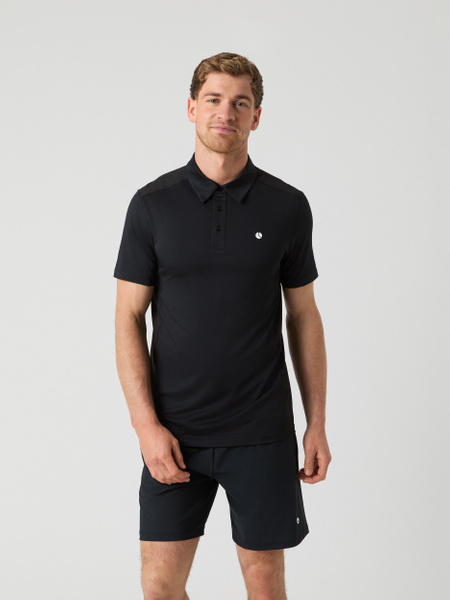 Björn Borg Ace Mesh Panel Polo Shirt Schwarz, XL Björn Borg Ace Mesh Panel Polo Shirt Schwarz, XL von björn borg