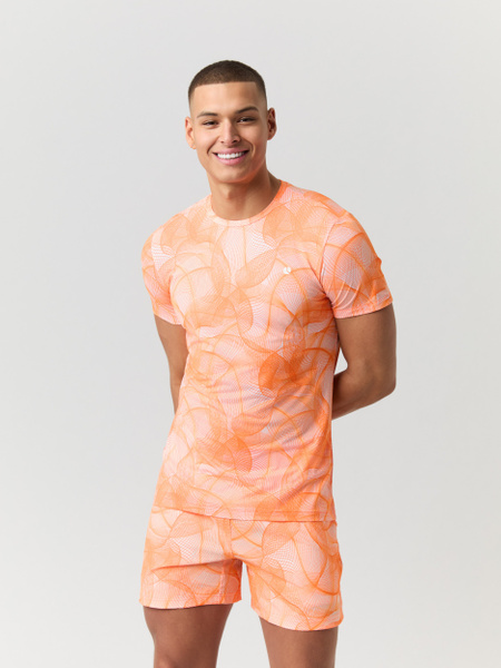 Björn Borg Ace Printed T-shirt Orange, L Björn Borg Ace Printed T-shirt Orange, L von björn borg