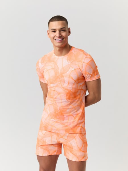 Björn Borg Ace Printed T-shirt Orange, S Björn Borg Ace Printed T-shirt Orange, S von björn borg