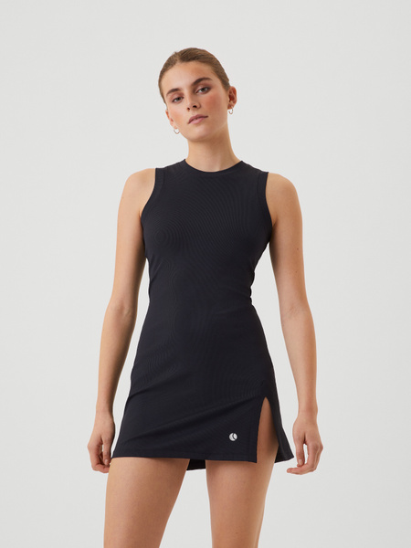 Björn Borg Ace Rib Dress Schwarz, M von björn borg