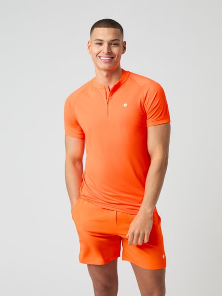 Björn Borg Ace Zip Polo Shirt Orange, L von björn borg