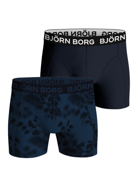 Björn Borg Bamboo Cotton Blend Boxer 2-pack Marine, L Björn Borg Bamboo Cotton Blend Boxer 2-pack Marine, L von björn borg