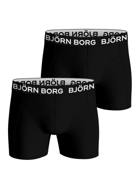 Björn Borg Bamboo Cotton Blend Boxer 2-pack Schwarz, XS Björn Borg Bamboo Cotton Blend Boxer 2-pack Schwarz, XS von björn borg