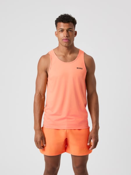 Björn Borg Borg Athletic Tank Orange, S Björn Borg Borg Athletic Tank Orange, S von björn borg