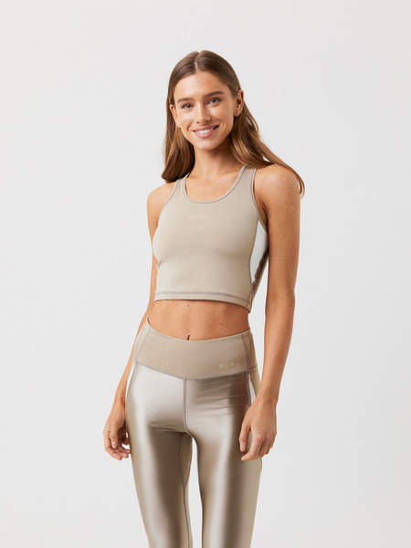 Björn Borg Borg Crop Tank Beige , L von björn borg