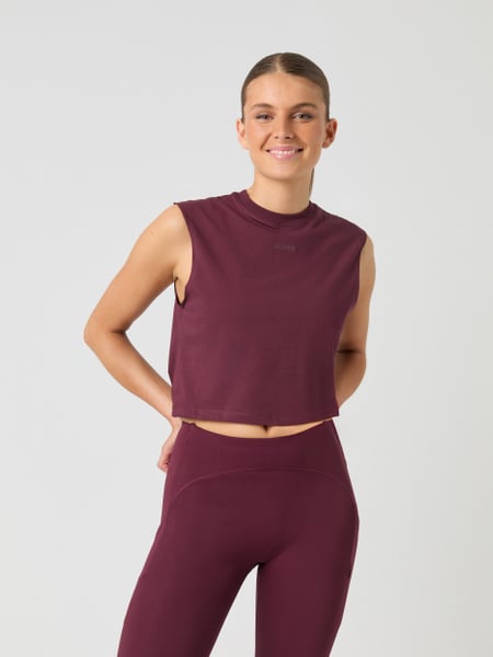 Björn Borg Borg Cropped Tank Top Rot, L Björn Borg Borg Cropped Tank Top Rot, L von björn borg