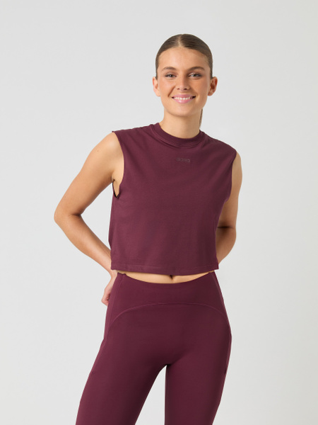 Björn Borg Borg Cropped Tank Top Rot, M Björn Borg Borg Cropped Tank Top Rot, M von björn borg