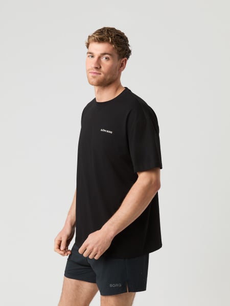 Björn Borg Borg Gym Oversized T-shirt Schwarz, S Björn Borg Borg Gym Oversized T-shirt Schwarz, S von björn borg