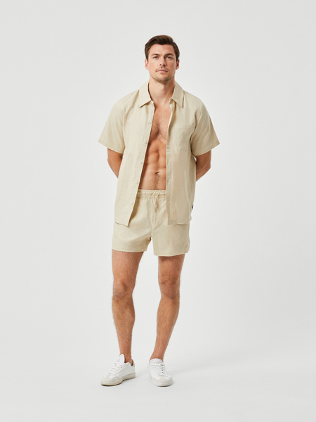 Björn Borg Borg Linen Shirt Beige , L Björn Borg Borg Linen Shirt Beige , L von björn borg