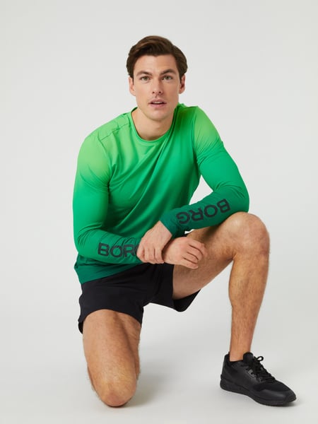 Björn Borg Borg Long Sleeve Print T-shirt Grün, S Björn Borg Borg Long Sleeve Print T-shirt Grün, S von björn borg