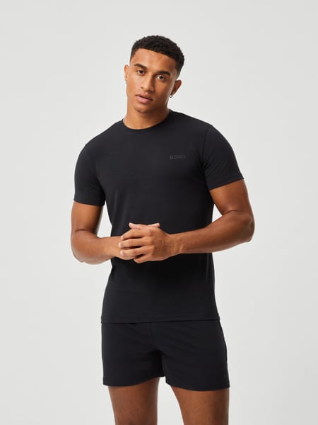 Björn Borg Borg Lyocell Blend T-shirt Schwarz, M Björn Borg Borg Lyocell Blend T-shirt Schwarz, M von björn borg