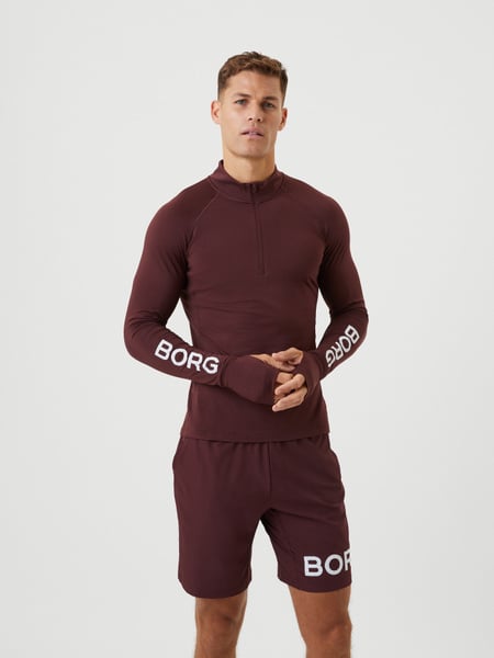 Björn Borg Borg Midlayer Half Zip Braun, S Björn Borg Borg Midlayer Half Zip Braun, S von björn borg