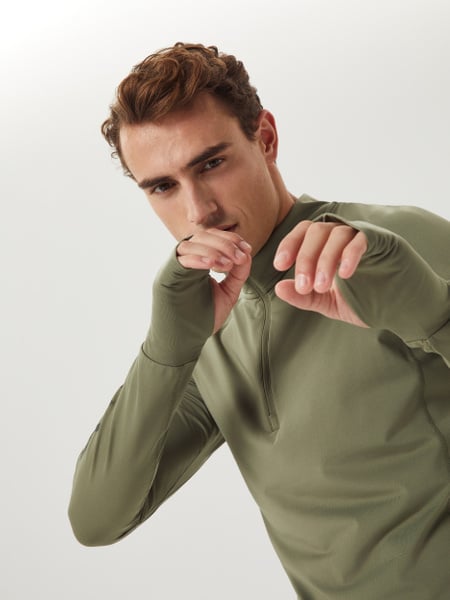 Björn Borg Borg Midlayer Half Zip Grün, XL Björn Borg Borg Midlayer Half Zip Grün, XL von björn borg