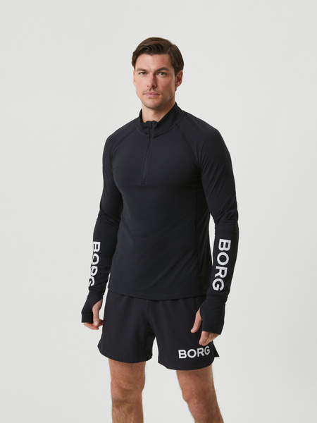 Björn Borg Borg Midlayer Half Zip Schwarz, XXL Björn Borg Borg Midlayer Half Zip Schwarz, XXL von björn borg