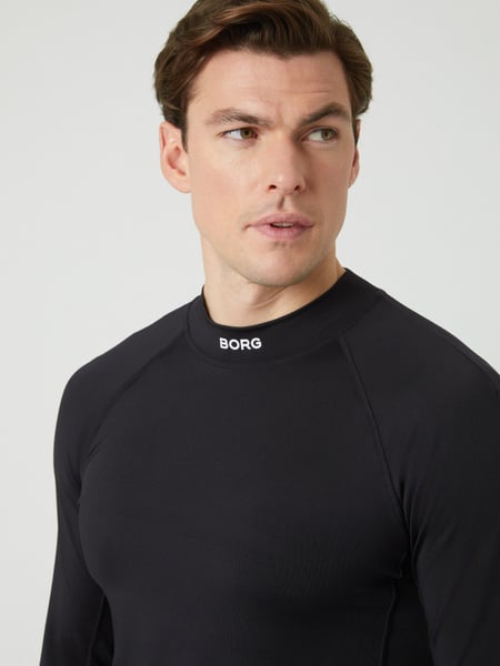 Björn Borg Borg Mock Neck Ls T-shirt Schwarz, XL Björn Borg Borg Mock Neck Ls T-shirt Schwarz, XL von björn borg