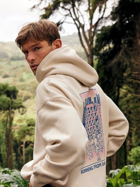 Björn Borg Borg Oversized Hoodie Weiß, M Björn Borg Borg Oversized Hoodie Weiß, M von björn borg