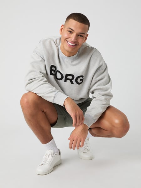 Björn Borg Borg Oversized Logo Sweatshirt Grau, XXL Björn Borg Borg Oversized Logo Sweatshirt Grau, XXL von björn borg