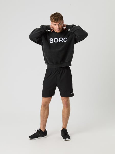 Björn Borg Borg Oversized Logo Sweatshirt Schwarz, M Björn Borg Borg Oversized Logo Sweatshirt Schwarz, M von björn borg