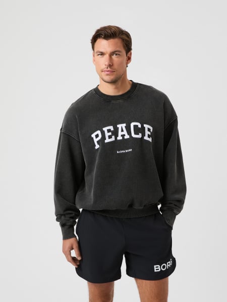 Björn Borg Borg Oversized Washed Crew Grau, XXL Björn Borg Borg Oversized Washed Crew Grau, XXL von björn borg