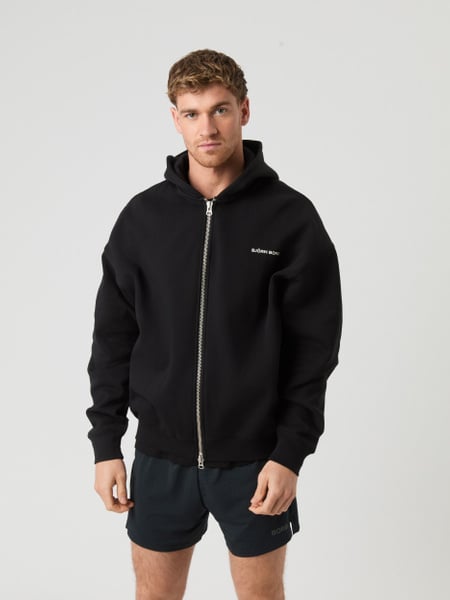 Björn Borg Borg Oversized Zip Hoodie Schwarz, M Björn Borg Borg Oversized Zip Hoodie Schwarz, M von björn borg