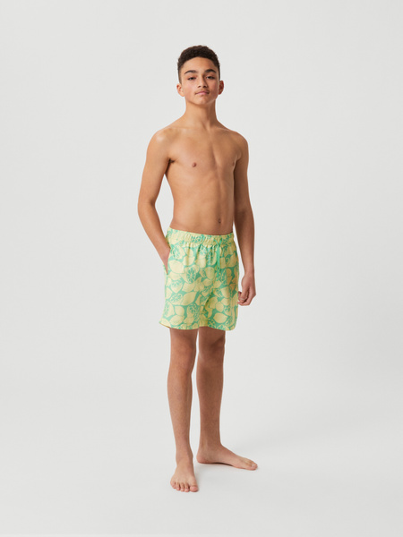 Björn Borg Borg Print Swim Shorts Gelb, 122-128 von björn borg