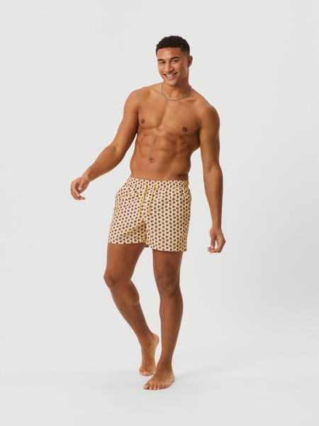 Björn Borg Borg Print Swim Shorts Gelb, XL Björn Borg Borg Print Swim Shorts Gelb, XL von björn borg
