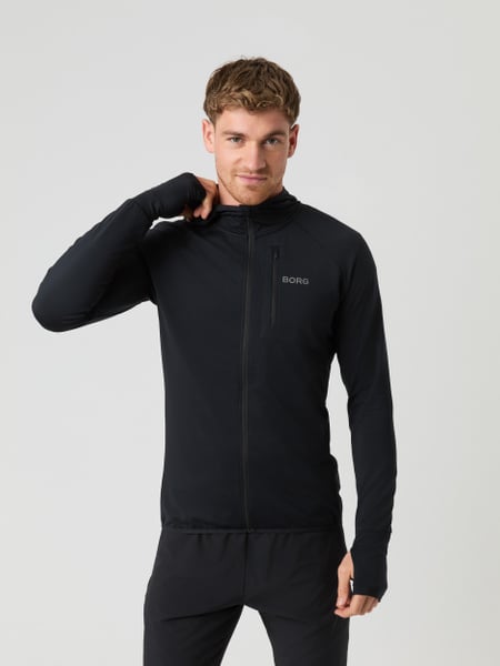 Björn Borg Borg Running Mid Layer Hood Schwarz, XXL Björn Borg Borg Running Mid Layer Hood Schwarz, XXL von björn borg