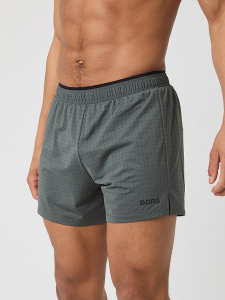 Björn Borg Borg Running Perforated 5' Shorts Grün, XXL von björn borg