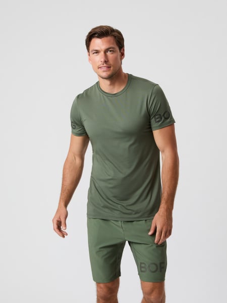 Björn Borg Borg T-shirt Grün, S Björn Borg Borg T-shirt Grün, S von björn borg