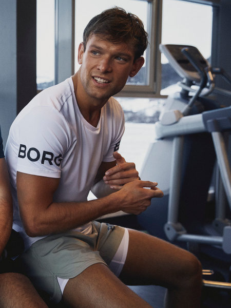 Björn Borg Borg T-shirt Weiß, L von björn borg