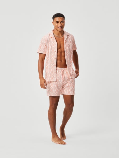 Björn Borg Borg Toweling Pool Shorts Pink, L Björn Borg Borg Toweling Pool Shorts Pink, L von björn borg