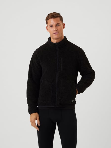 Björn Borg Centre Pile Fleece Jacket Schwarz, L Björn Borg Centre Pile Fleece Jacket Schwarz, L von björn borg