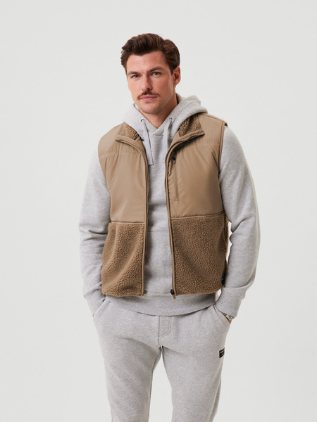 Björn Borg Centre Pile Fleece Vest Beige , XXL Björn Borg Centre Pile Fleece Vest Beige , XXL von björn borg