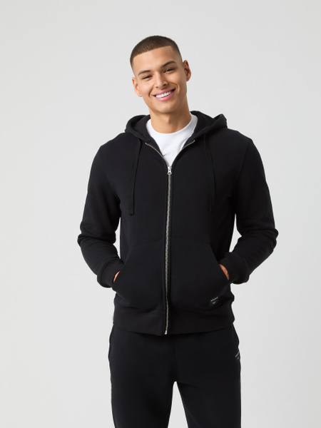 Björn Borg Centre Zip Hoodie Schwarz, L Björn Borg Centre Zip Hoodie Schwarz, L von björn borg