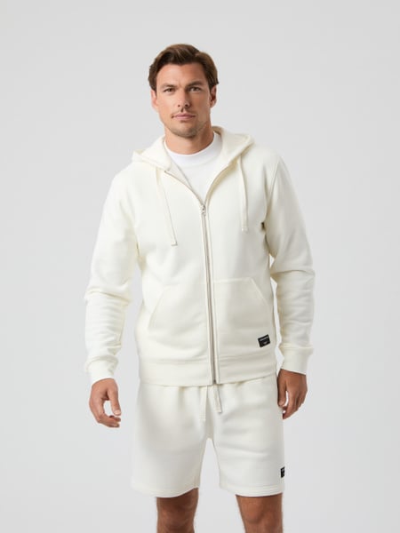 Björn Borg Centre Zip Hoodie Weiß, XXL Björn Borg Centre Zip Hoodie Weiß, XXL von björn borg