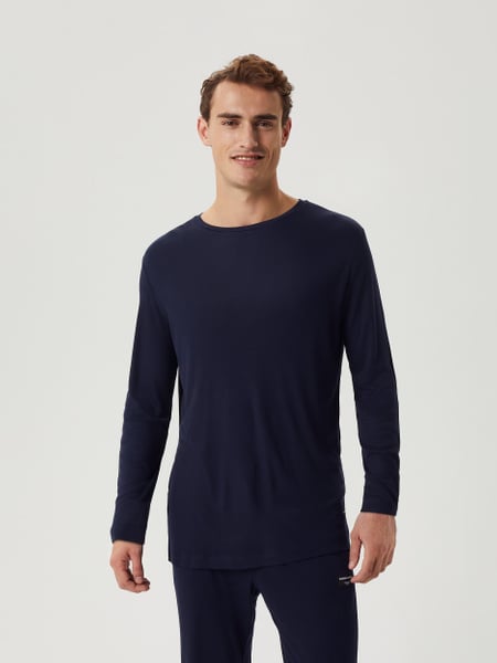 Björn Borg Core Bamboo Pyjama Long Sleeve T-shirt Marine, XL Björn Borg Core Bamboo Pyjama Long Sleeve T-shirt Marine, XL von björn borg