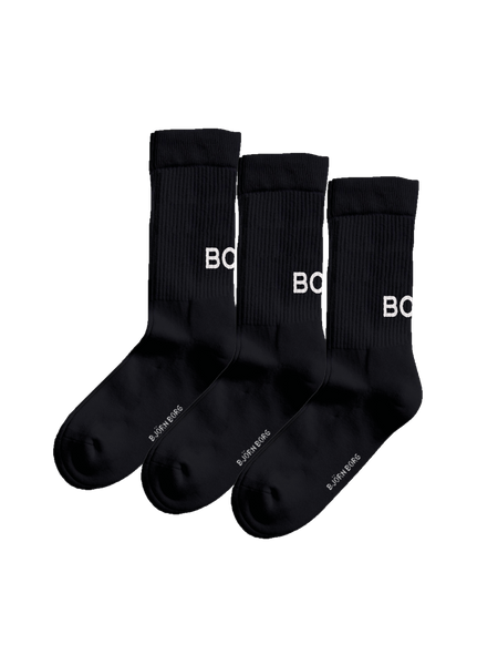 Björn Borg Core Crew Polyamide Socks 3-pack Schwarz, 41-45 von björn borg