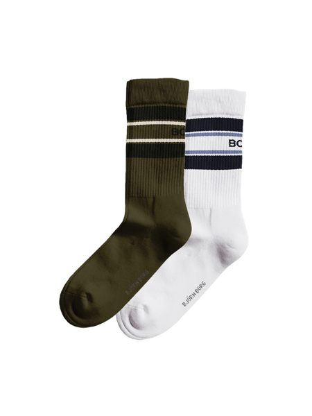 Björn Borg Core Crew Sock 2-pack Mehrfarbig, 36-40 von björn borg