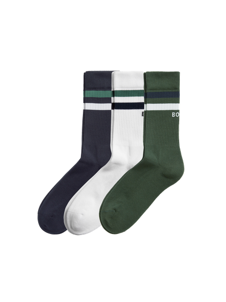 Björn Borg Core Crew Socks 3-pack Grün, 36-40 Björn Borg Core Crew Socks 3-pack Grün, 36-40 von björn borg